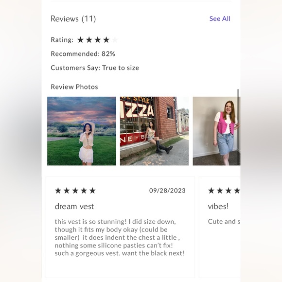 Free People Reisling Vest in “Cornbread Batter” - Picture 11 of 11